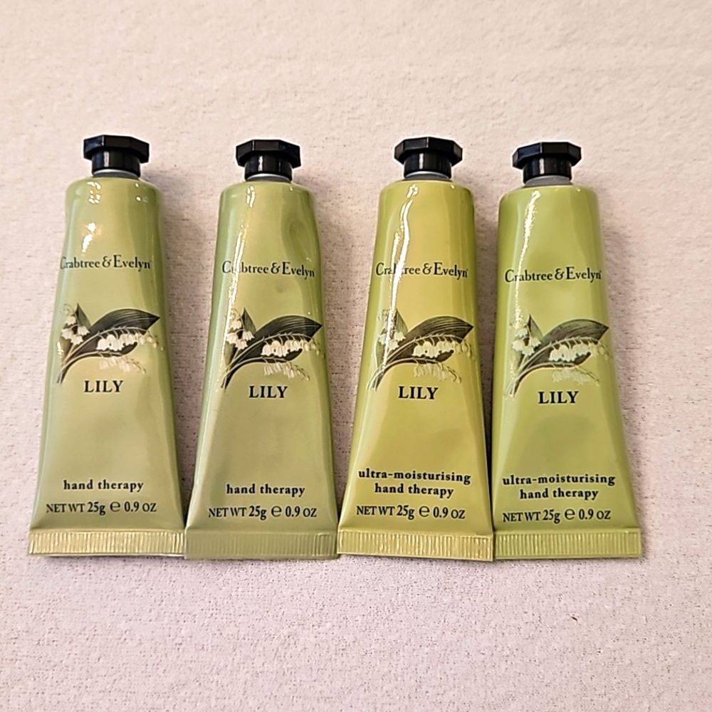 Crabtree & Evelyn 4 Lily Hand Therapies